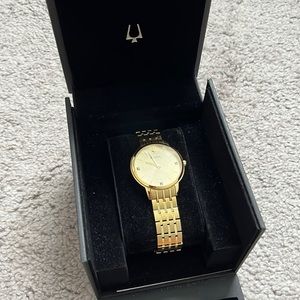 Bulova womens watch with diamonds